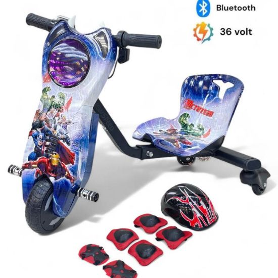 صورة سكوتر درفت كهربائي ثلاثي العجلات